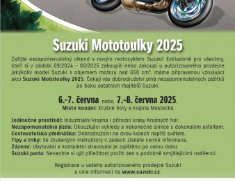 Suzuki Mototoulky 2025
